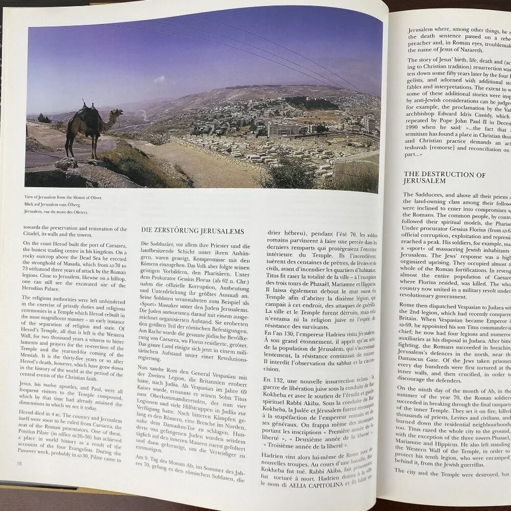 Jerusalem: In 3000 Years By Nachum Tim Gidal Rare Collectable Hardcover Book - Picture 3 of 5